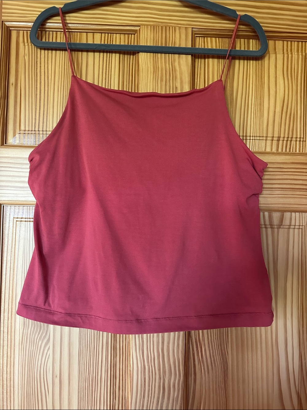 FP intimately Women's Spaghetti Strap Tank Top - coral